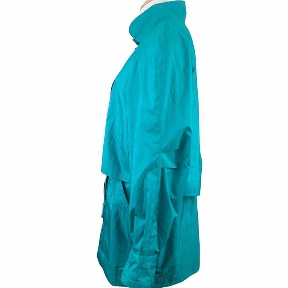 Forecaster of Boston teal long line windbreaker - Picture 3 of 9